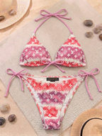LV - Pink, Purple and White Bikini