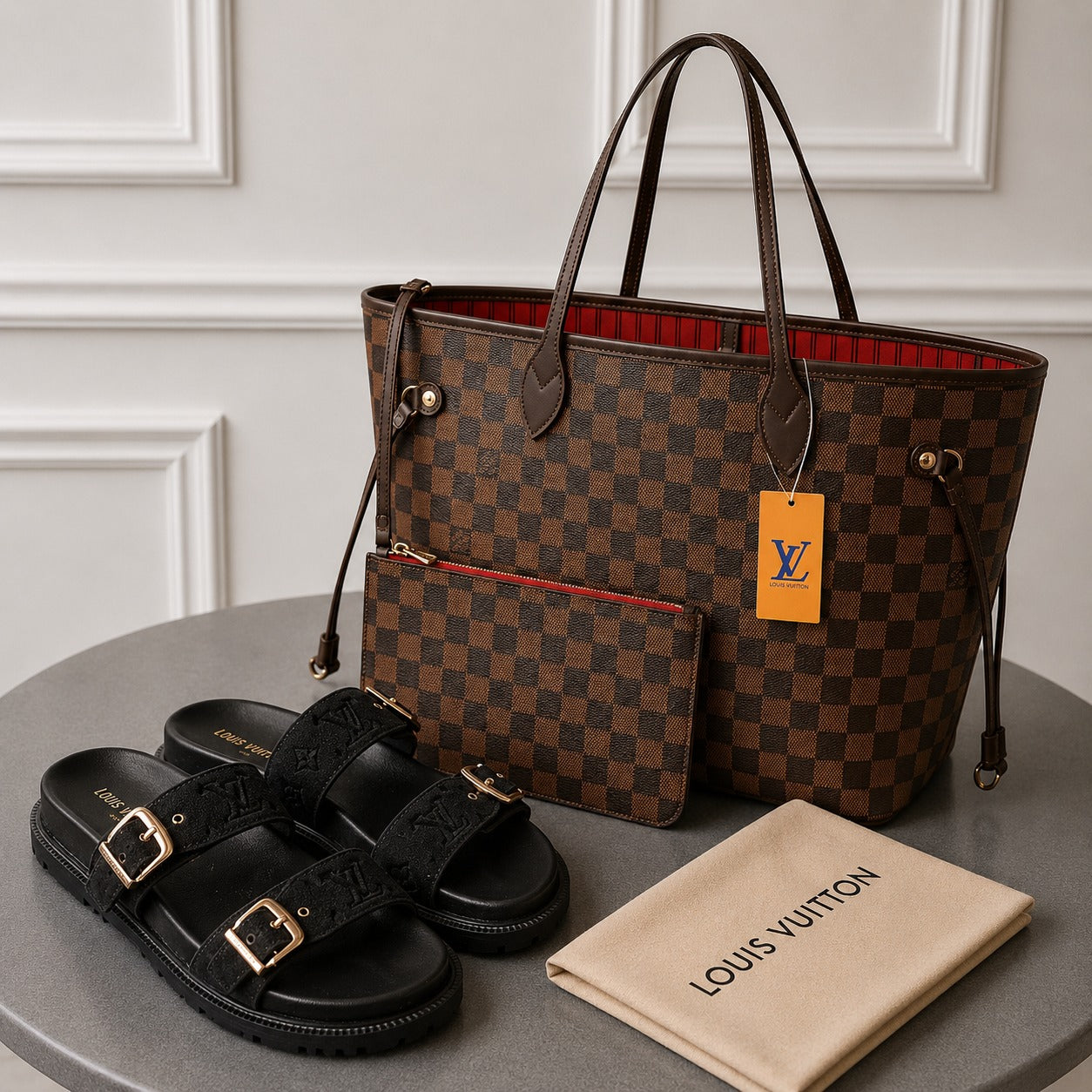 L BAG  + SHOES COMBİNE