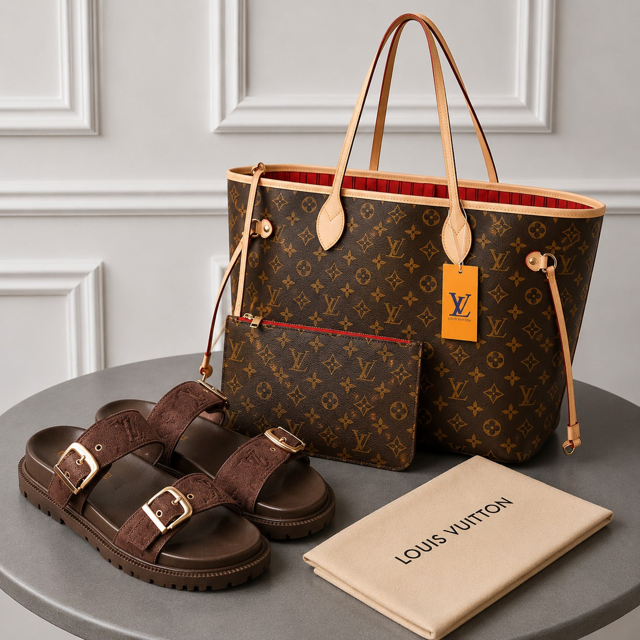 L BAG  + SHOES COMBİNE