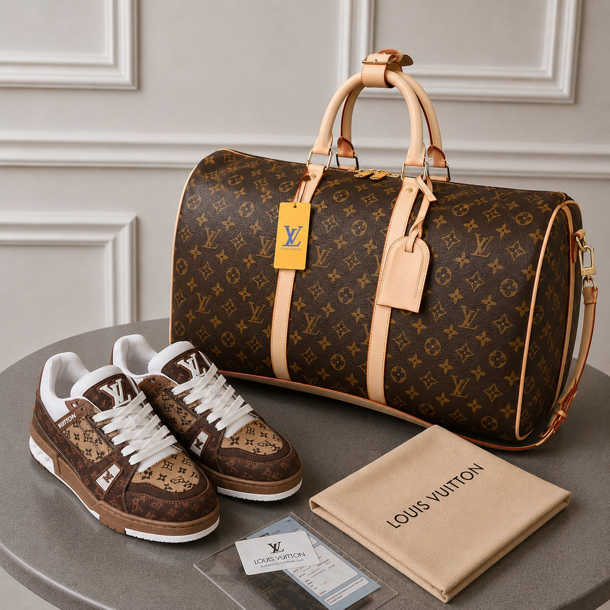 L BAG  + SHOES COMBİNE