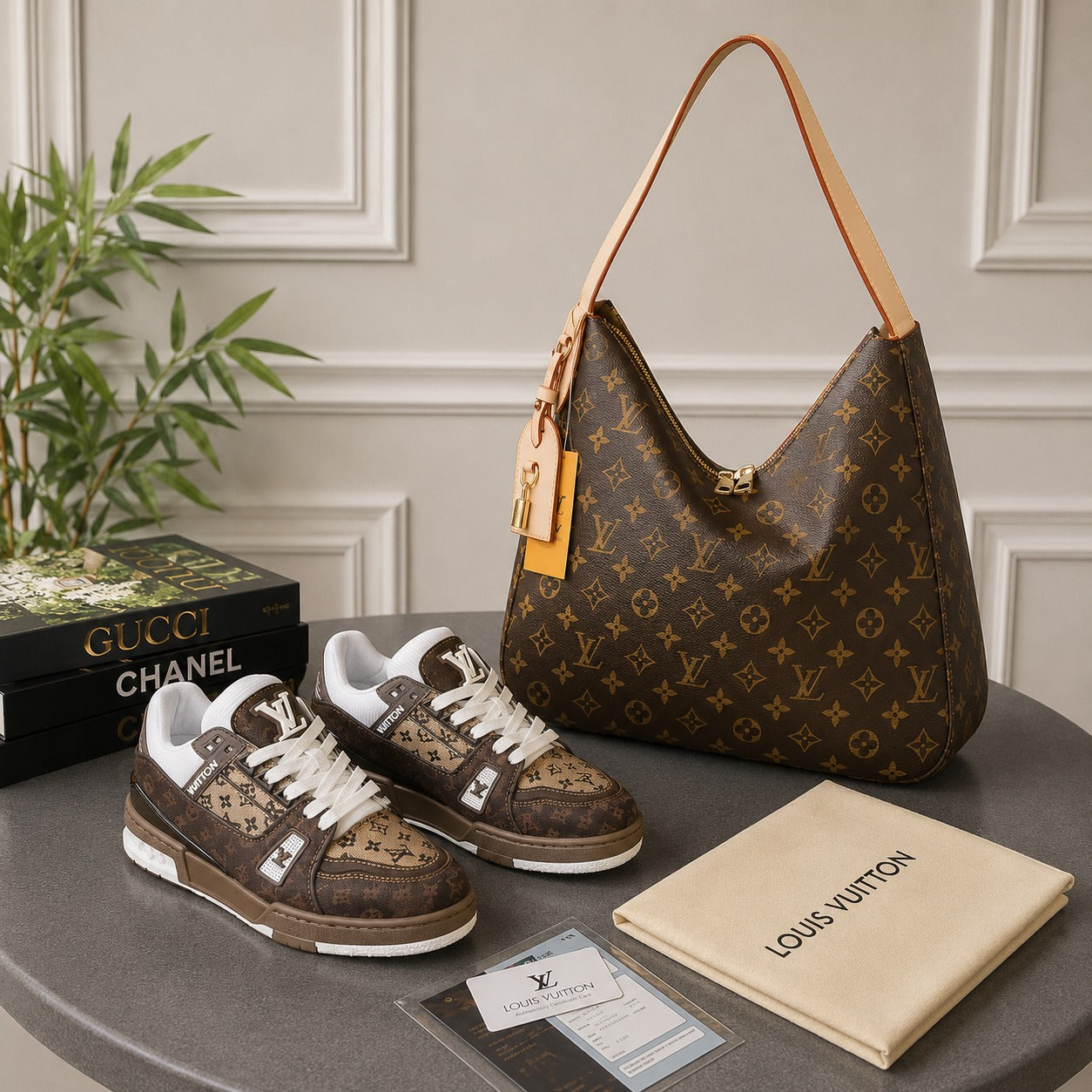 L BAG  + SHOES COMBİNE