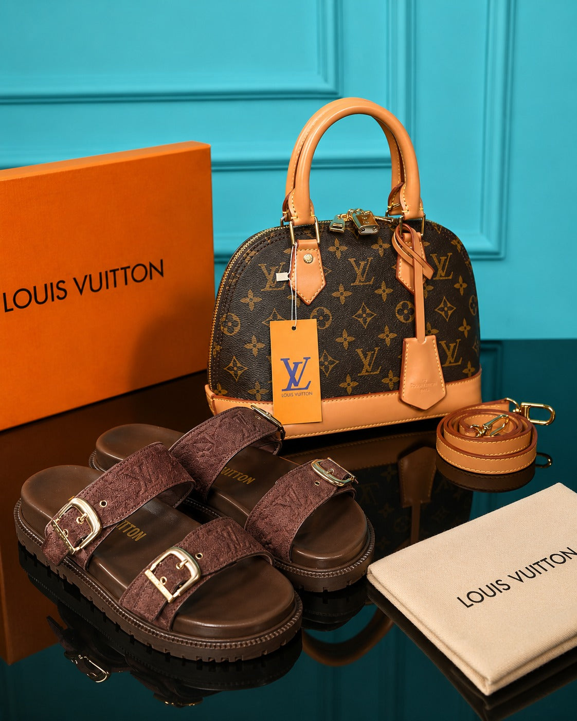 L BAG  + SHOES COMBİNE