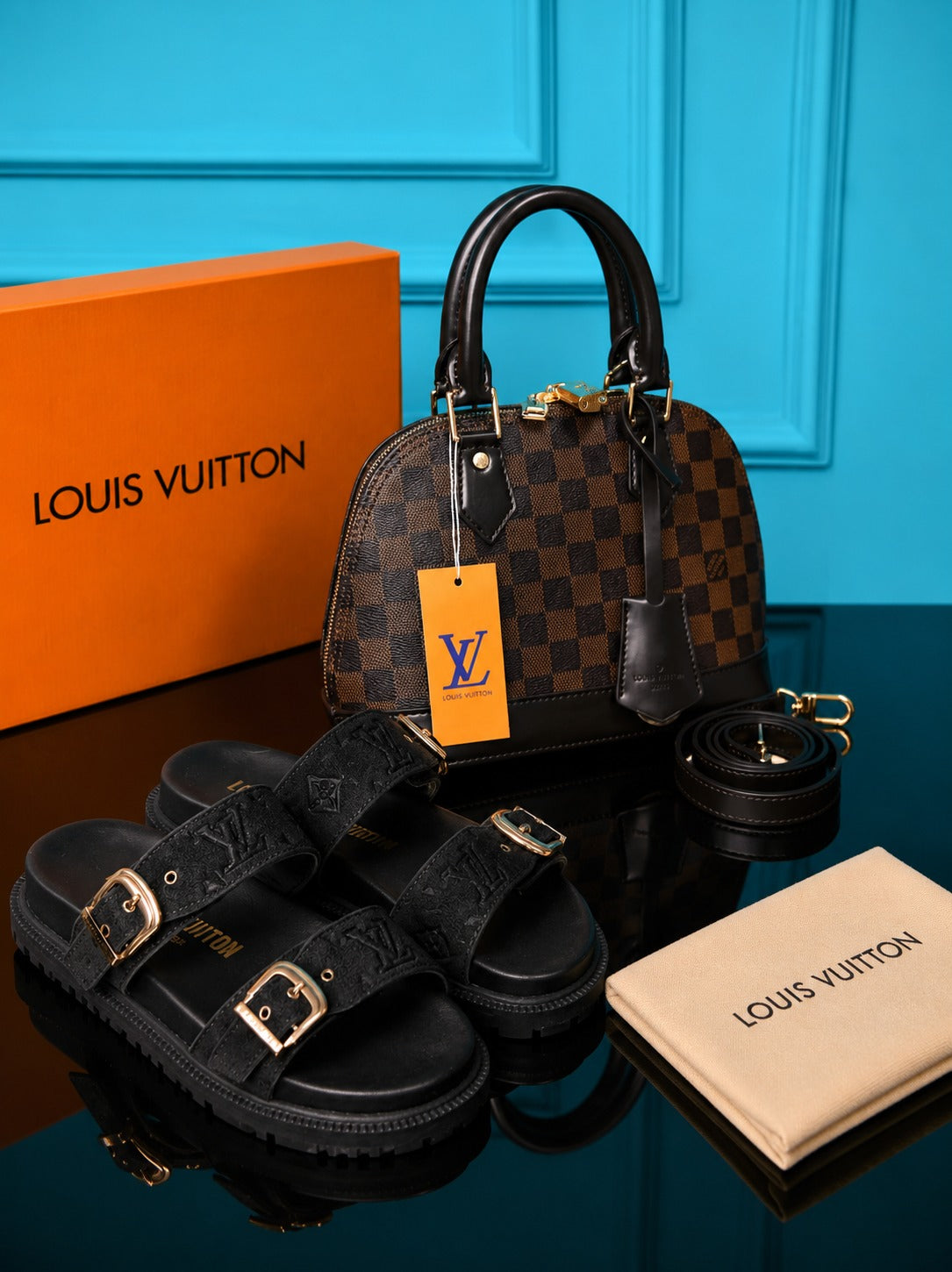 L BAG  + SHOES COMBİNE