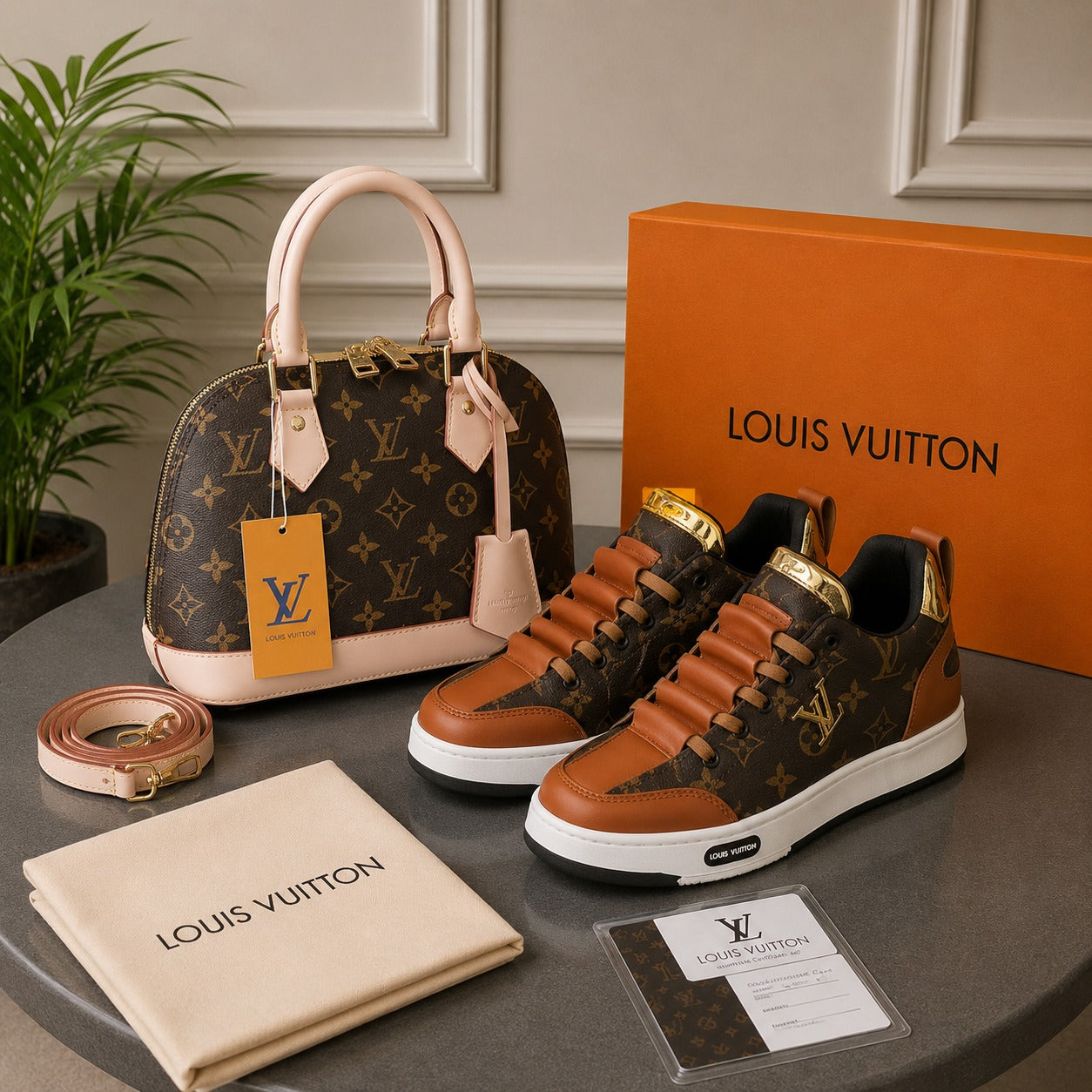 L BAG  + SHOES COMBİNE