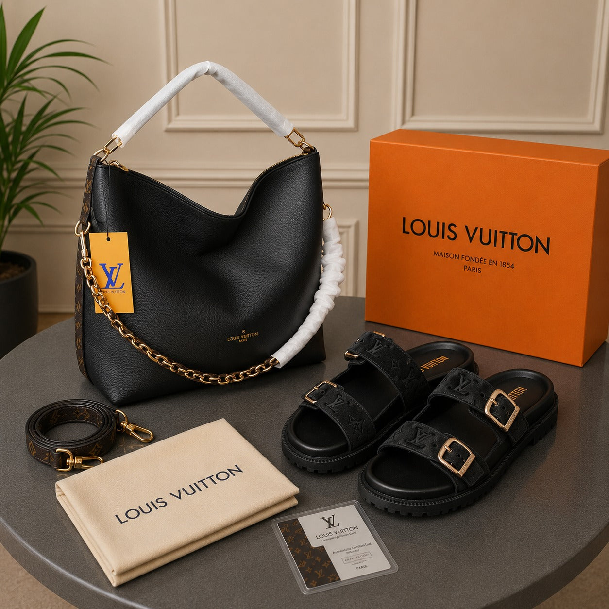 L BAG  + SHOES COMBİNE