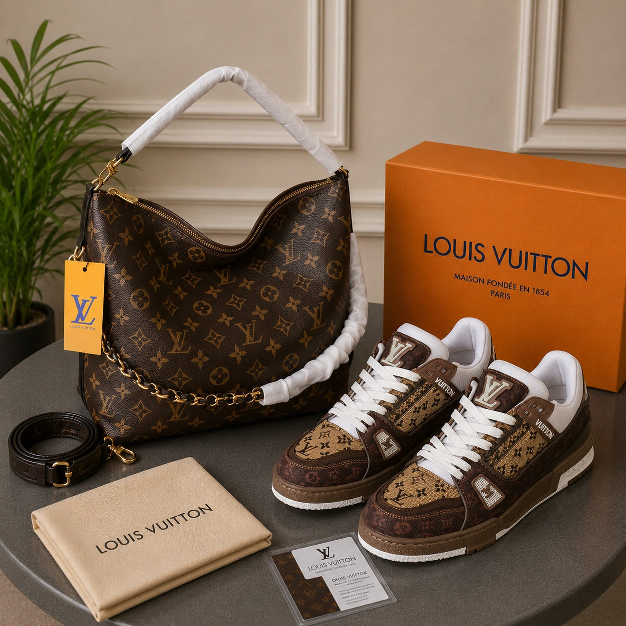 L BAG  + SHOES COMBİNE