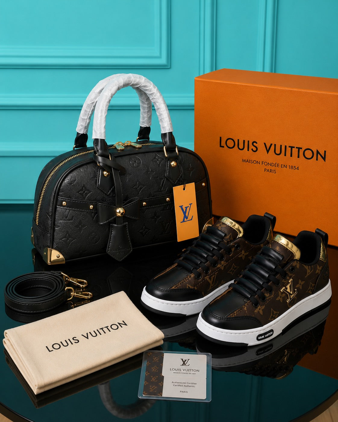 L BAG  + SHOES COMBİNE