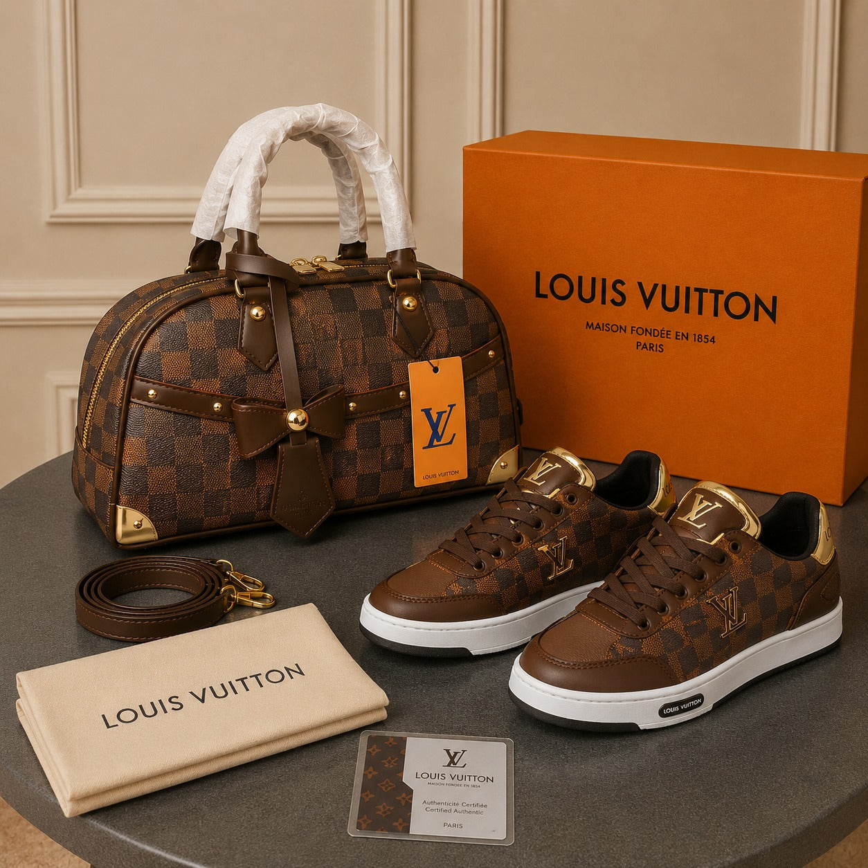 L BAG  + SHOES COMBİNE