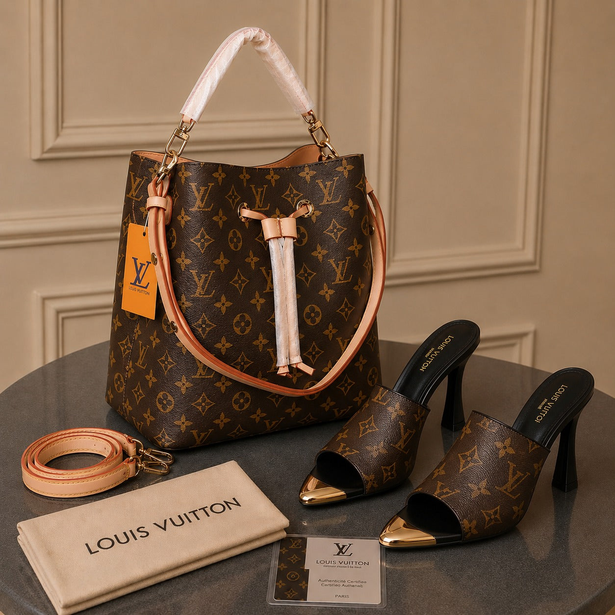 L BAG  + SHOES COMBİNE