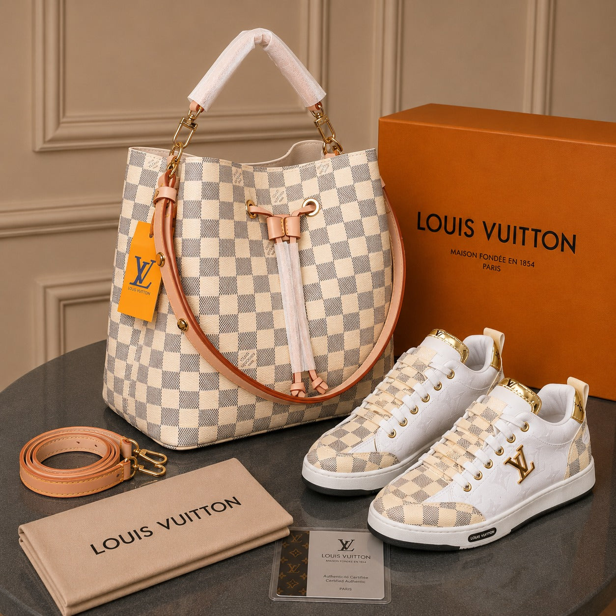L BAG  + SHOES COMBİNE