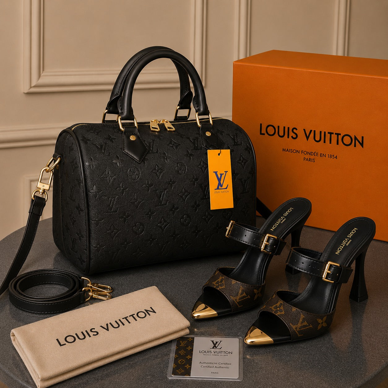 L BAG  + SHOES COMBİNE