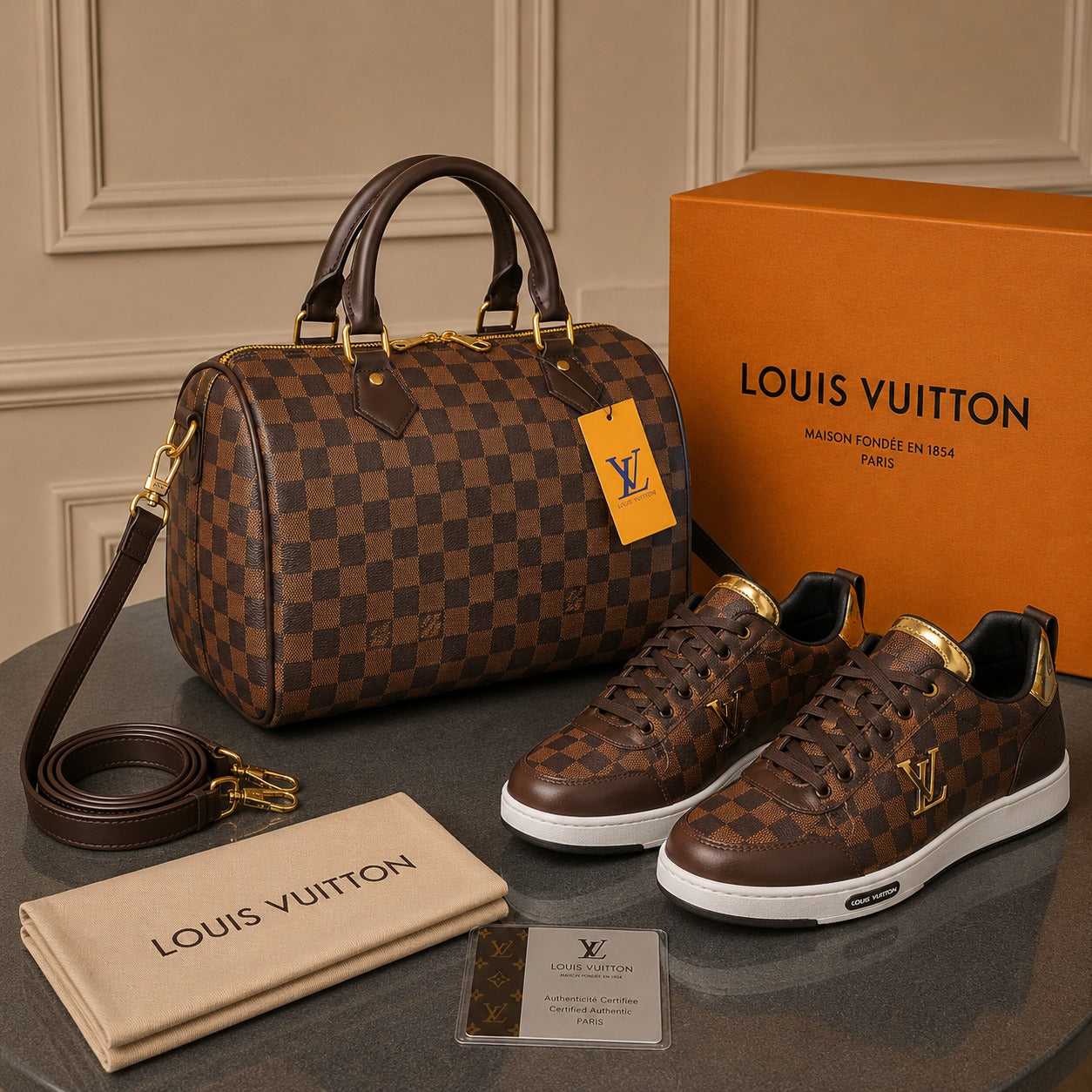 L BAG  + SHOES COMBİNE