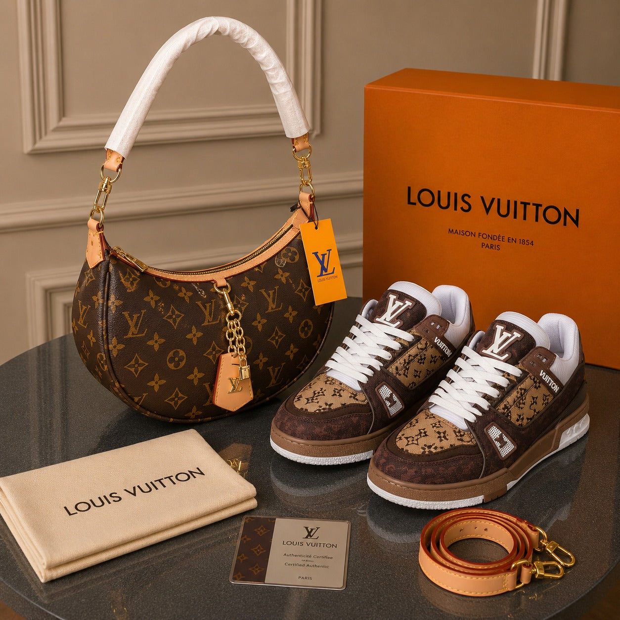 L BAG  + SHOES COMBİNE
