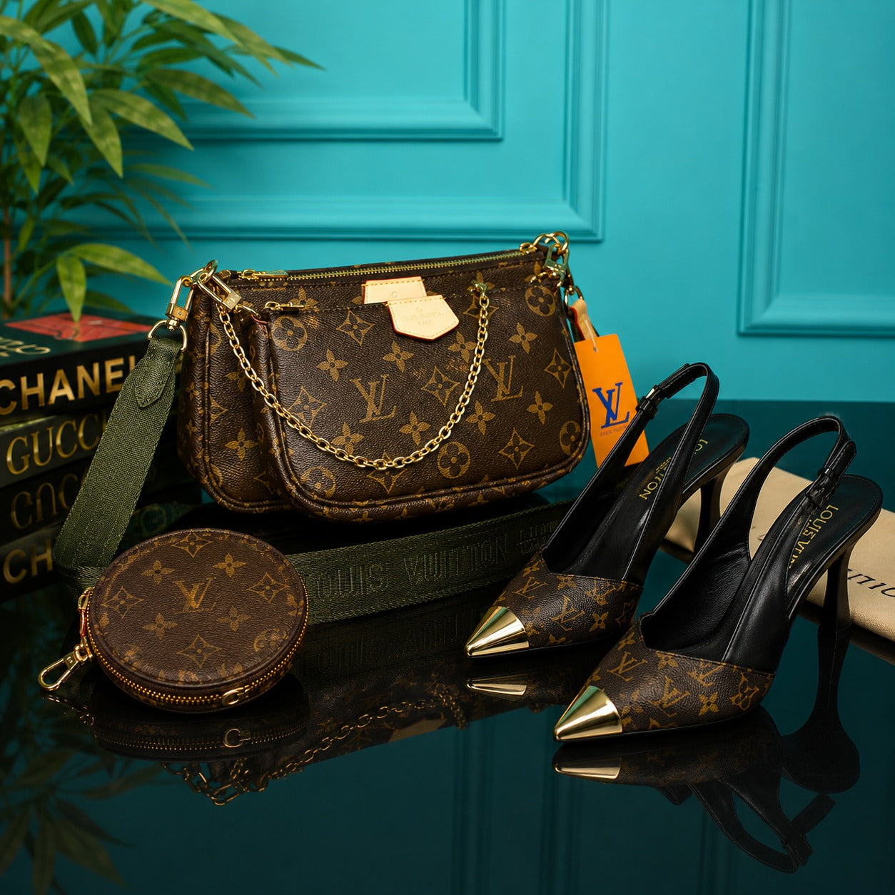 L BAG  + SHOES COMBİNE