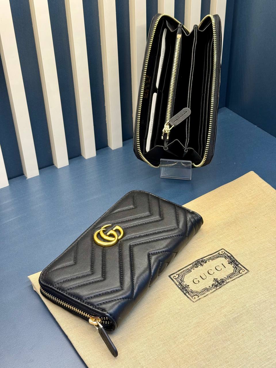 GG Leather Wallet