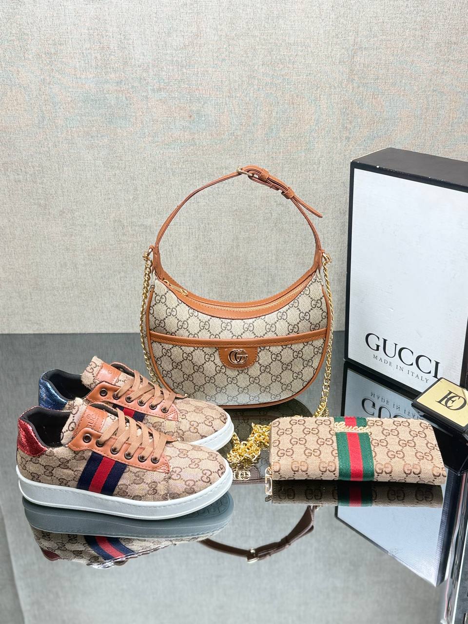 Bag and Shoes and Wallet